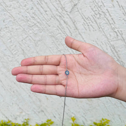 Diamond Evil Eye Anklet