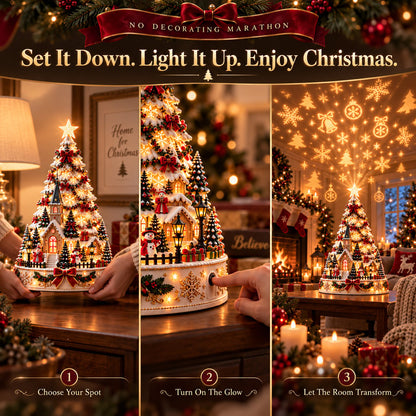 🤩50% OFF - 🎄Christmas Village Lightscape Tree