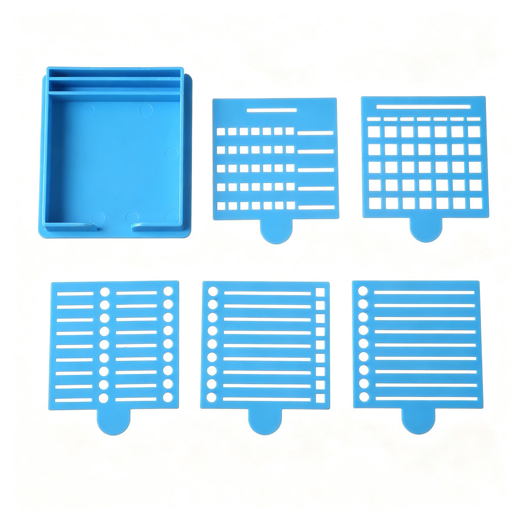 🔥 Last Day 50% OFF – ✨📝 Sticky Note Stencil & Stand Set for Perfect Organization 📌💡