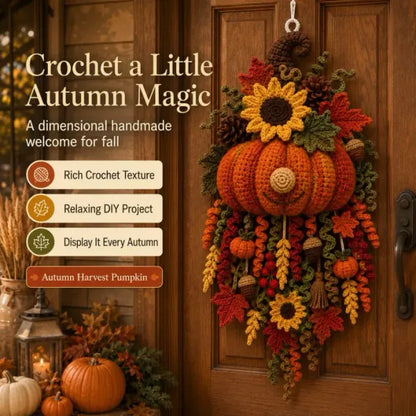 🧶 DIY Seasonal 3D Crochet Door Hanger Kit Collection