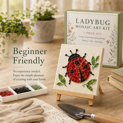 Watering Can Mosaic Art Kit-🔥LAST DAY 50% OFF🔥🌿Beginner-Friendly Floral DIY Craft with Vibrant Mosaic Beads & Sturdy Display Base ✨