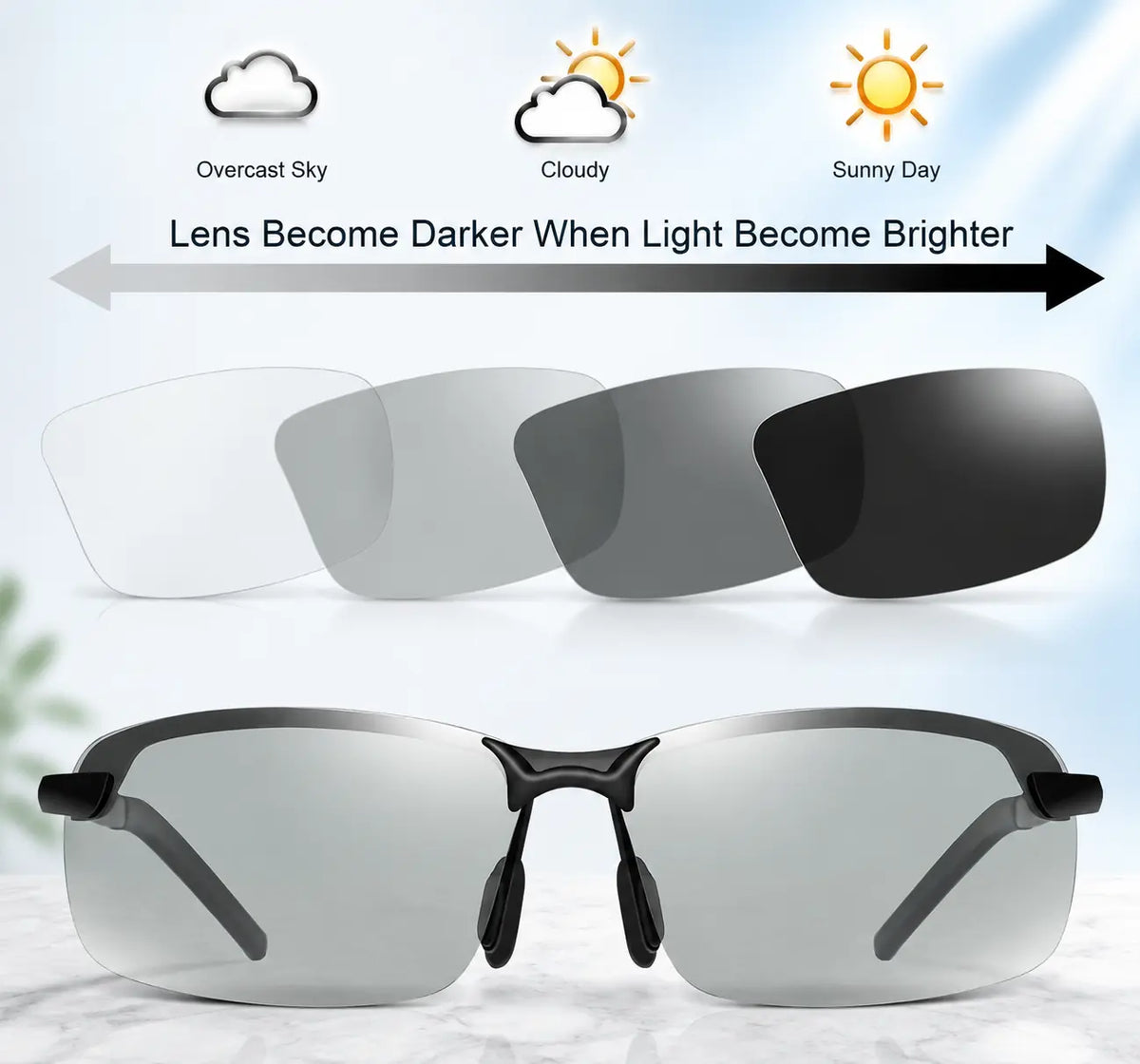 😎 Summer Vibes Polarized Sunglasses UV400 Anti-Glare Outdoor Hiking Beach Style 🕶️
