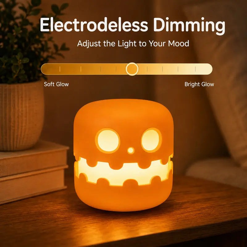 🎃 Halloween Pumpkin Decorative Light – USB-Powered Spooky Table Lamp
