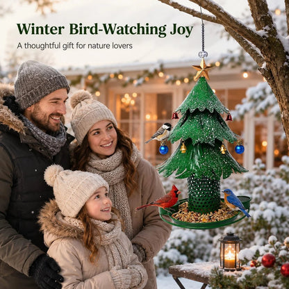 Christmas Tree Bird Feeder 🎄 Festive Backyard Holiday Decor