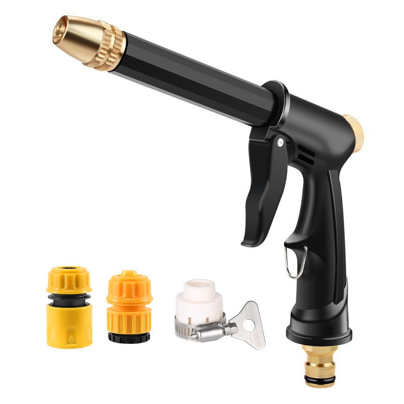【FathersDayGift】Portable High Pressure Water Sprayer, Adjustable Garden Hose Nozzle Sprayer, Car Washing & Maintenance Tool, Pet Cleaning Tool & Dealsforyoudays - Buy 1