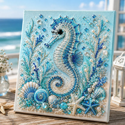🌊Ocean Pearl Art DIY Kit Relaxing Coastal Craft Creative Handmade Home Decor✨
