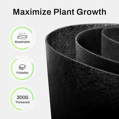 5-Pack Grow Bags – Heavy Duty Aeration Fabric Pots with Handles for Vegetables, Flowers & Fruits