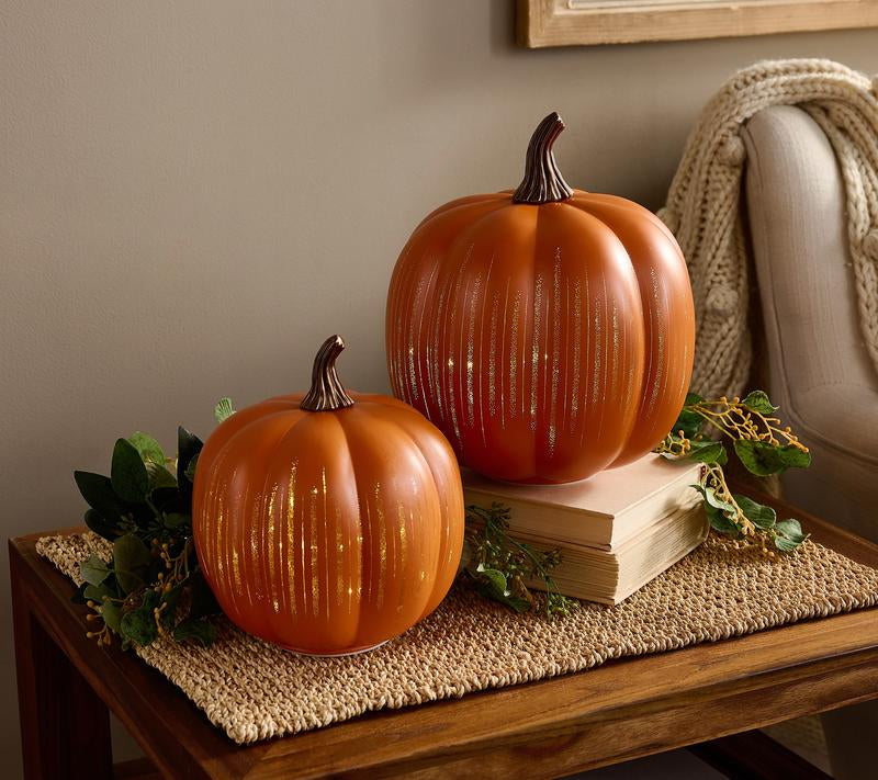 🌙Last day Promotion 🔥-🎃Illuminated Starry Night Glass Pumpkins for Magical Fall & Halloween Home Decor ✨🌙