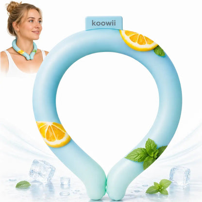 ❄️ Reusable Cooling Neck Ring | Hands-Free Portable Ice Neck Cooler for Summer Outdoor Sports Travel Camping Gardening