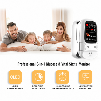 🔥LAST DAY 50% OFF- 💖Multi-Function Health Monitoring Device Smart Wellness Tracker Daily Health Assistant✨