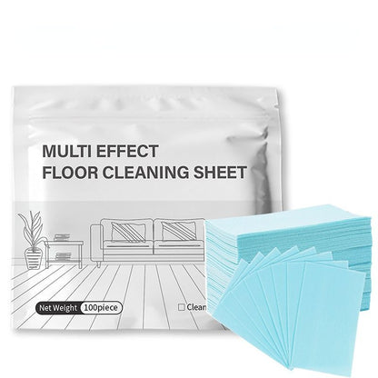 Household Floor Cleaning Sheets (100-Pack) — Antibacterial, Deodorizing, and Conditioning