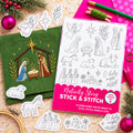 🎄 50% OFF – Christmas Stick & Stitch Embroidery Pattern Pack – 70 Wash-Away Designs on 5 Sheets 🧵✨
