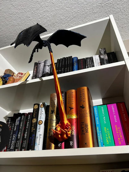 🐉Naotstore - Dragon Flame Book Nook