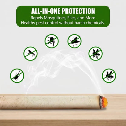 Premium Natural Mugwort Repellent Sticks – Chemical-Free Summer Protection