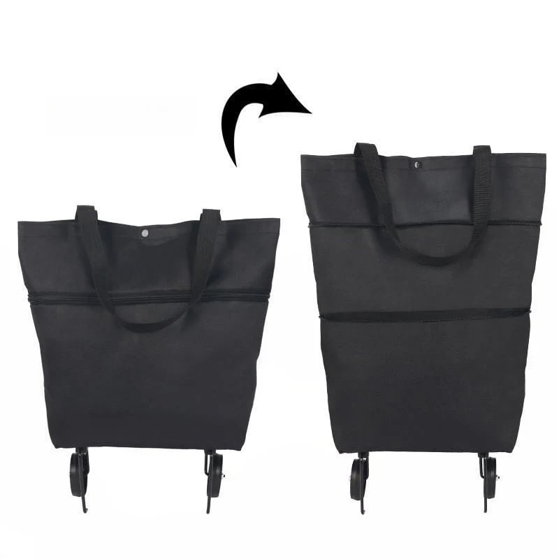 🛍️ Foldable 2-in-1 Shopping Bag for Easy Carry ✨