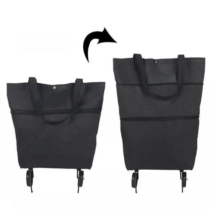 🛍️ Foldable 2-in-1 Shopping Bag for Easy Carry ✨