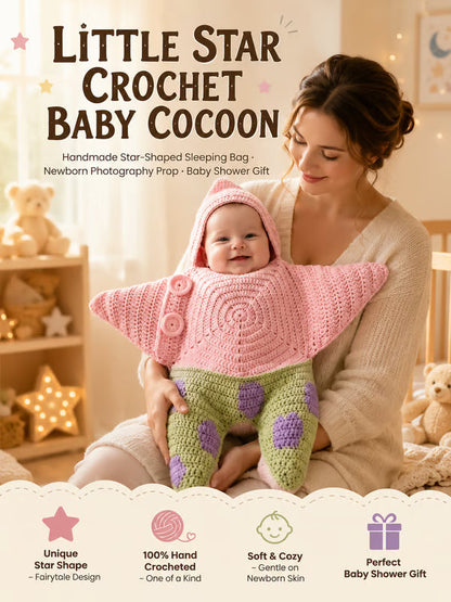 ⏰Last day Promotion 🔥-🐚 Starfish Baby Sleeping Bag — A Cozy Little Ocean Star ⭐