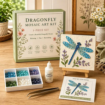Watering Can Mosaic Art Kit-🔥LAST DAY 50% OFF🔥🌿Beginner-Friendly Floral DIY Craft with Vibrant Mosaic Beads & Sturdy Display Base ✨