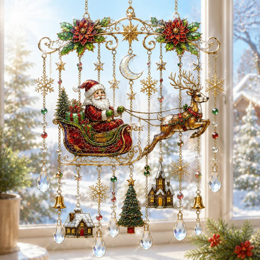 🎄✨ Handmade Christmas Stained Glass Decor for Holiday Magic ❤️