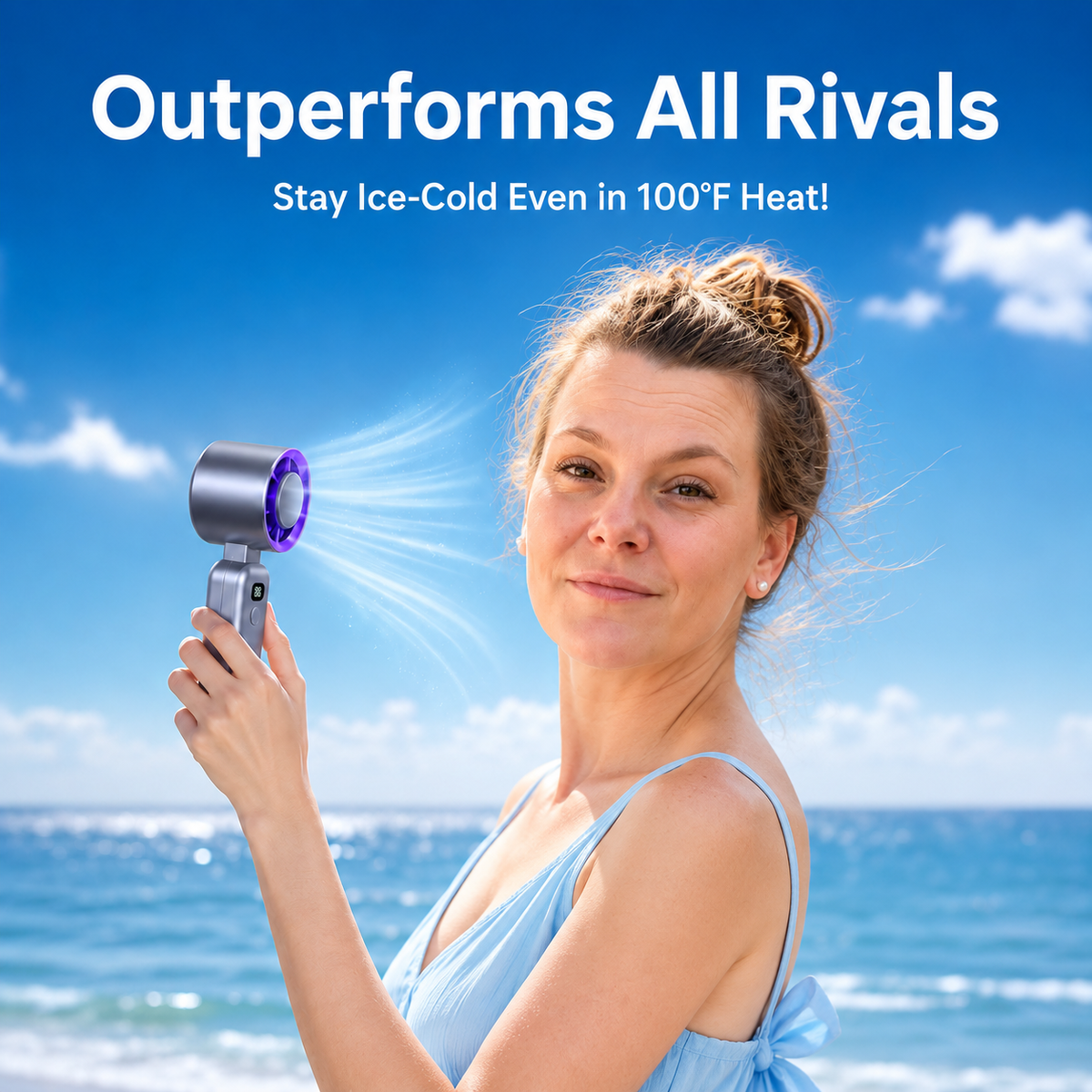 🔥Hot Sale 46% off🌟Portable fan Handheld High Speed Fan