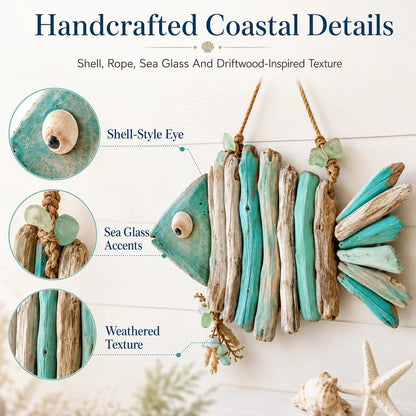 🌊Lighted Coastal Fish Wall Decor