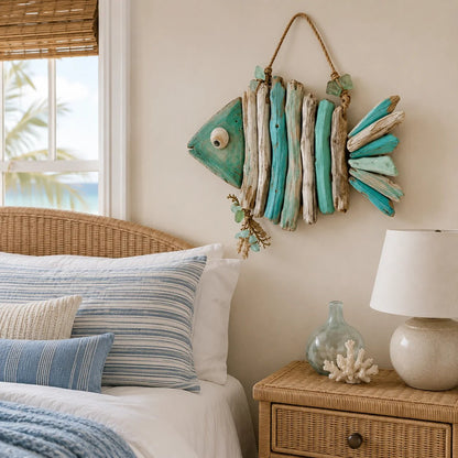 🔥HOT SALE🔥49% OFF - 🌊Lighted Coastal Fish Wall Decor
