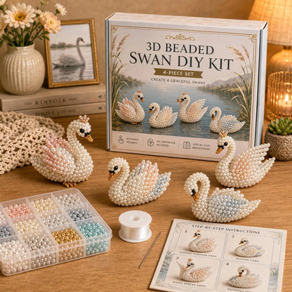 ⏰Last day Promotion 🔥-🧵✨ Tiny 3D Beaded Animal DIY Kit(Unfinished Product)