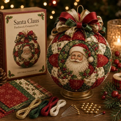🔥 50% OFF – Christmas Patchwork Ornament DIY Kit – Handmade Holiday Decoration 🎄