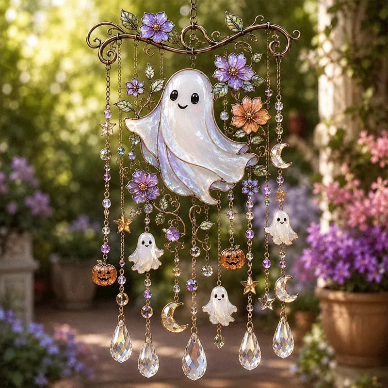 ⏰Last day Promotion 🔥-🎃Halloween Suncatcher Wind Chime👻