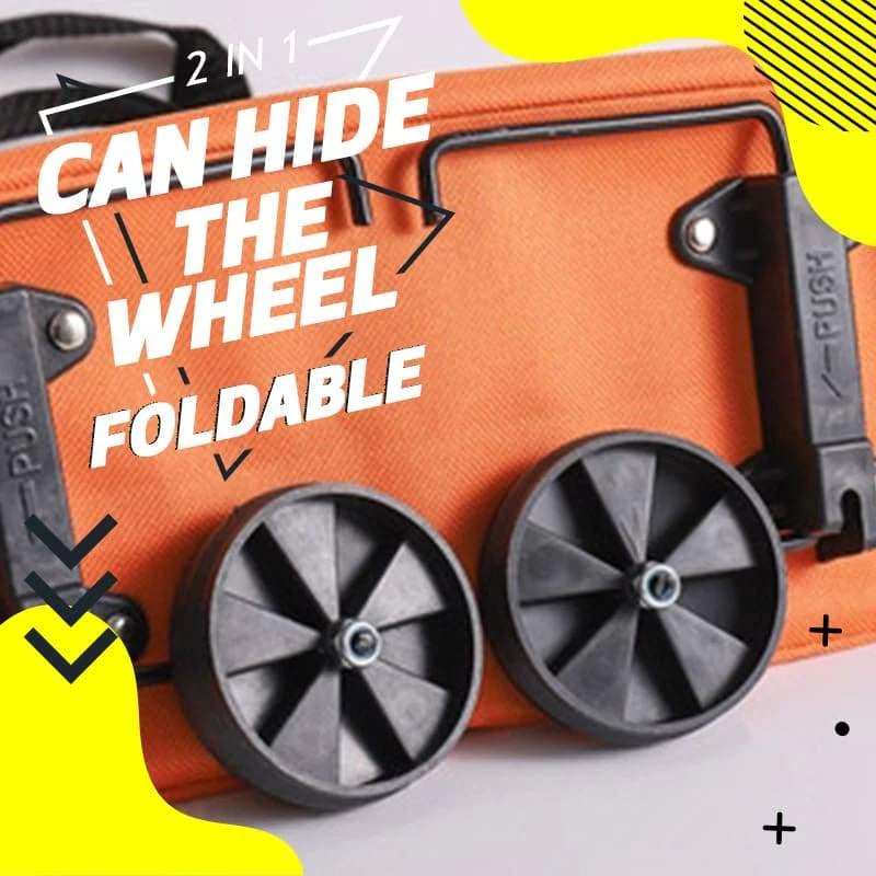 🛍️ Foldable 2-in-1 Shopping Bag for Easy Carry ✨