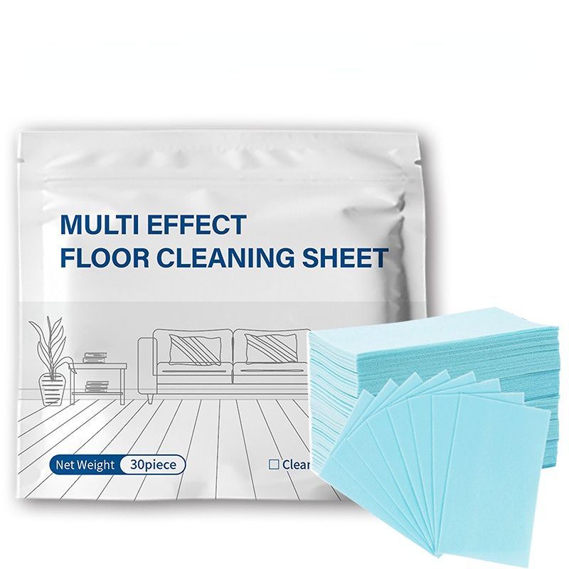Household Floor Cleaning Sheets (100-Pack) — Antibacterial, Deodorizing, and Conditioning