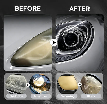 💧Automotive Headlamp Restoration Fluid, Clears Oxidation, Yellowing & UV Protection