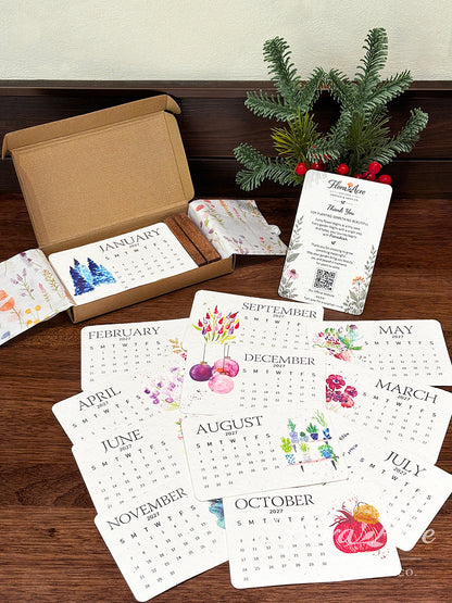 ✨Early Holiday Sale 50% OFF🌱Eco-Friendly Plantable “Timeless” Seed Calendar 2027