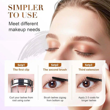 Easy-to-Clean Waterproof Fiber Mascara – Instant Lengthening & Long-Lasting Hold