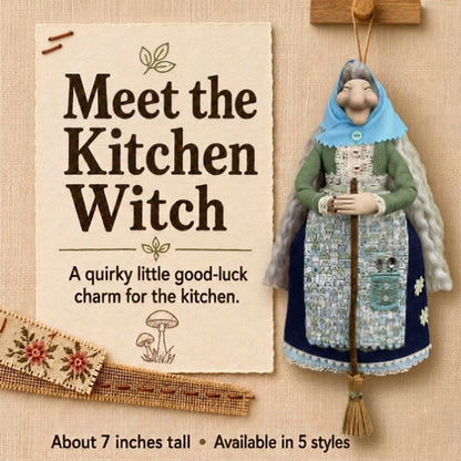 🧙‍♀️ Handmade Kitchen Witch Doll