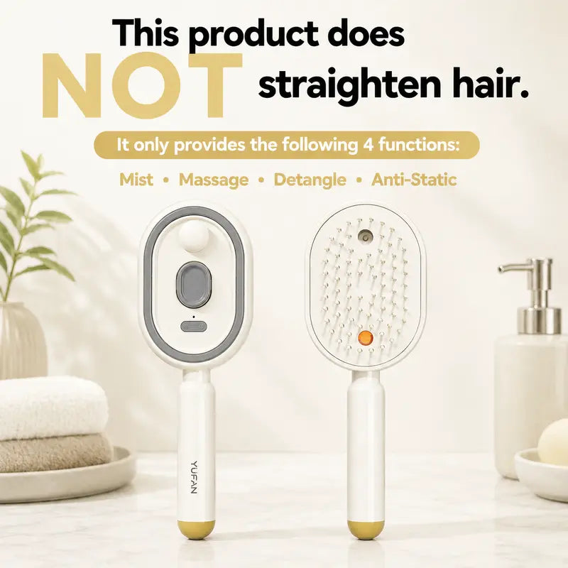 Electric Spray Massage Hair Brush