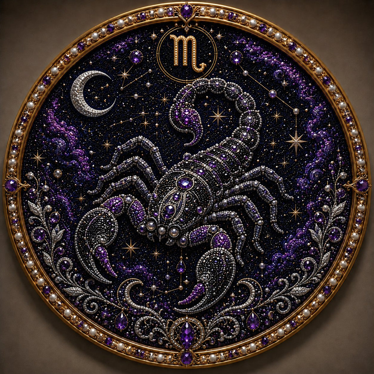 ✨ Create Zodiac Pearl Art with 12 Star Signs Kit ♈