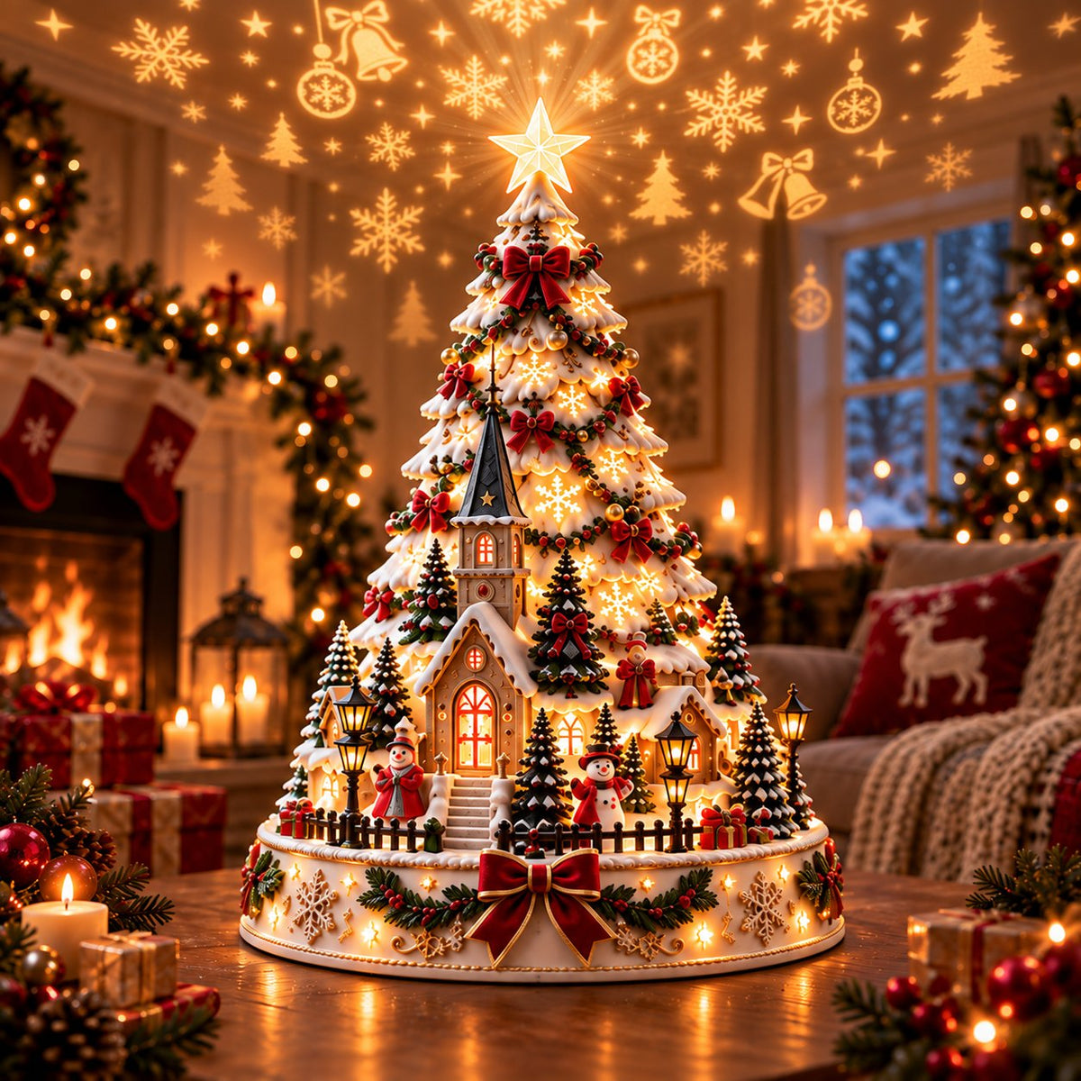 🤩50% OFF - 🎄Christmas Village Lightscape Tree