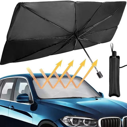 🔥Limited-time offer - 2026 Upgraded Car Windshield Sun Shade Umbrella