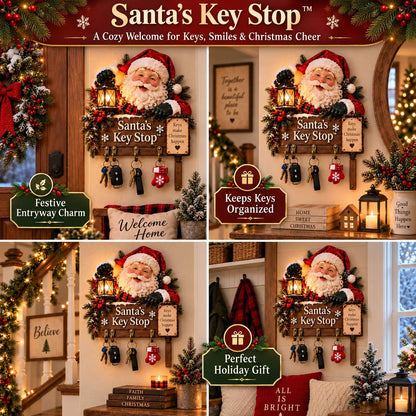 🔥 Holiday Celebration 50% OFF ✨-🔑Lighted Christmas Key Holder for Festive Entryway Decor & Everyday Organization 🎄
