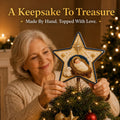 🔥LAST DAY 50% OFF - ⭐ Christian Faith Pearl Diamond Art Christmas Tree Topper Kit