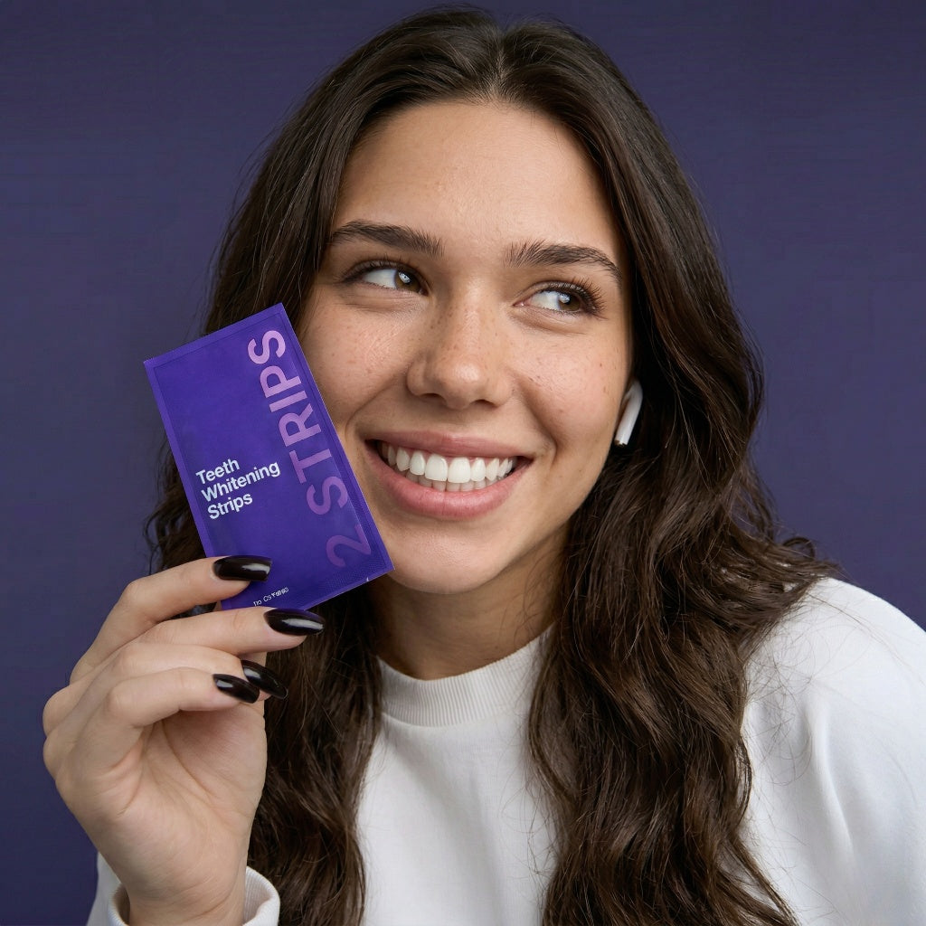 Purple Teeth Whitening Strips
