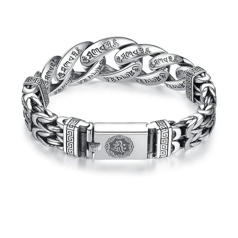 🔥 Last Day 50% OFF✨-Men's Retro Six-Syllable Mantra Bracelet