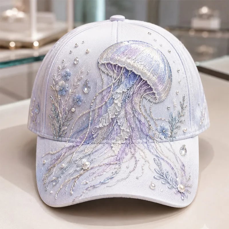 🔥Last Day 50% OFF-🌊 3D Ocean Creatures Embroidery Cap