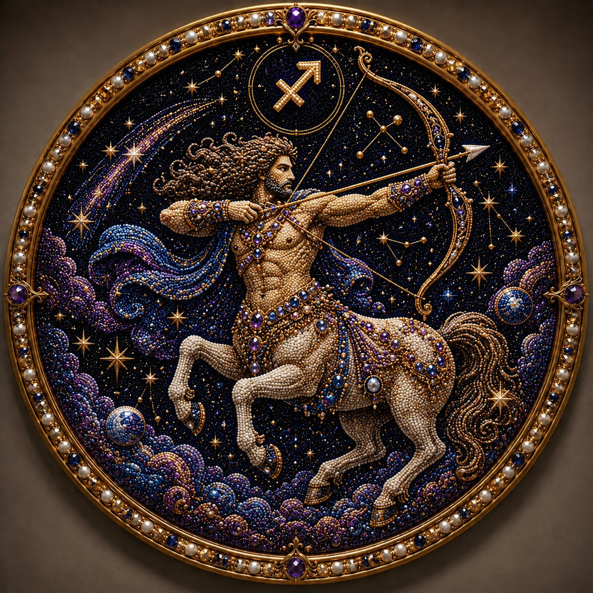✨ Create Zodiac Pearl Art with 12 Star Signs Kit ♈