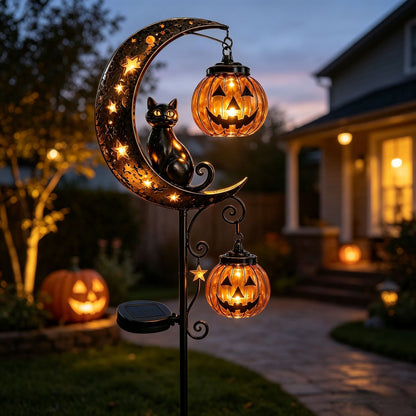 🎃 Halloween Early Bird Sale | 49% OFF Pumpkin Moon Garden Stake Light