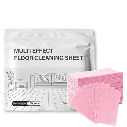 Household Floor Cleaning Sheets (100-Pack) — Antibacterial, Deodorizing, and Conditioning
