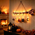 🧹 Light Up Witch Broom Halloween Hanging Decoration🎃
