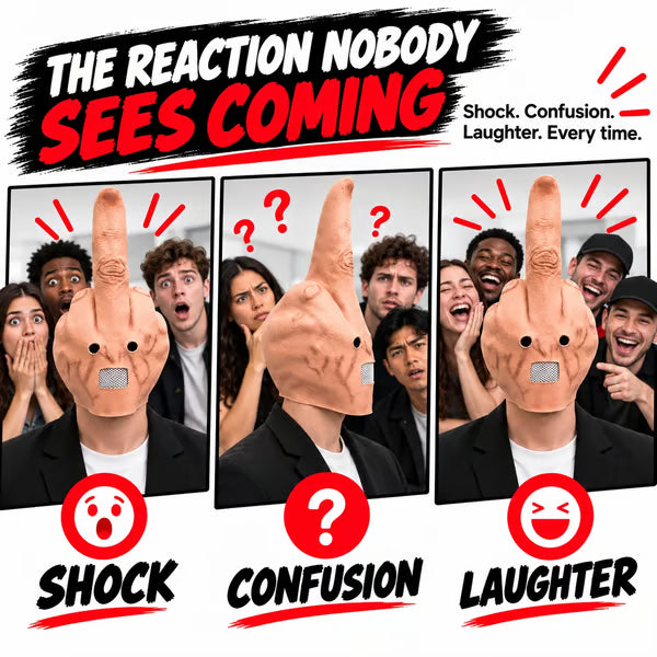 😱 50% OFF – Uncanny Smile Reaction Mask – Hilarious Halloween & Party Prank Costume 🎃