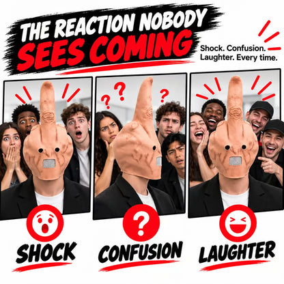 😱 50% OFF – Uncanny Smile Reaction Mask – Hilarious Halloween & Party Prank Costume 🎃
